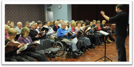 Aylesbury Festival Choir in rehearsal