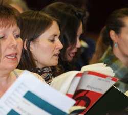 Aylesbury Festival Choir in rehearsal